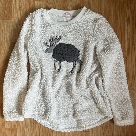 LA VIE EN ROSE Cozy Moose Sweater - sizeM - Picture 1 of 4